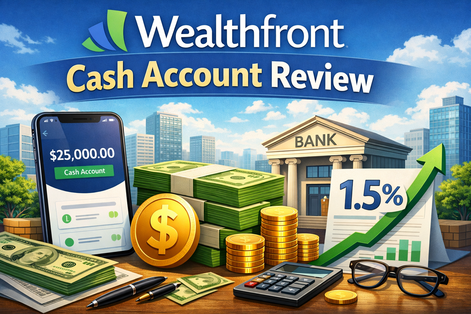 Wealthfront Cash Account Review (2026): APY, Fees, FDIC Insurance & Pros/Cons