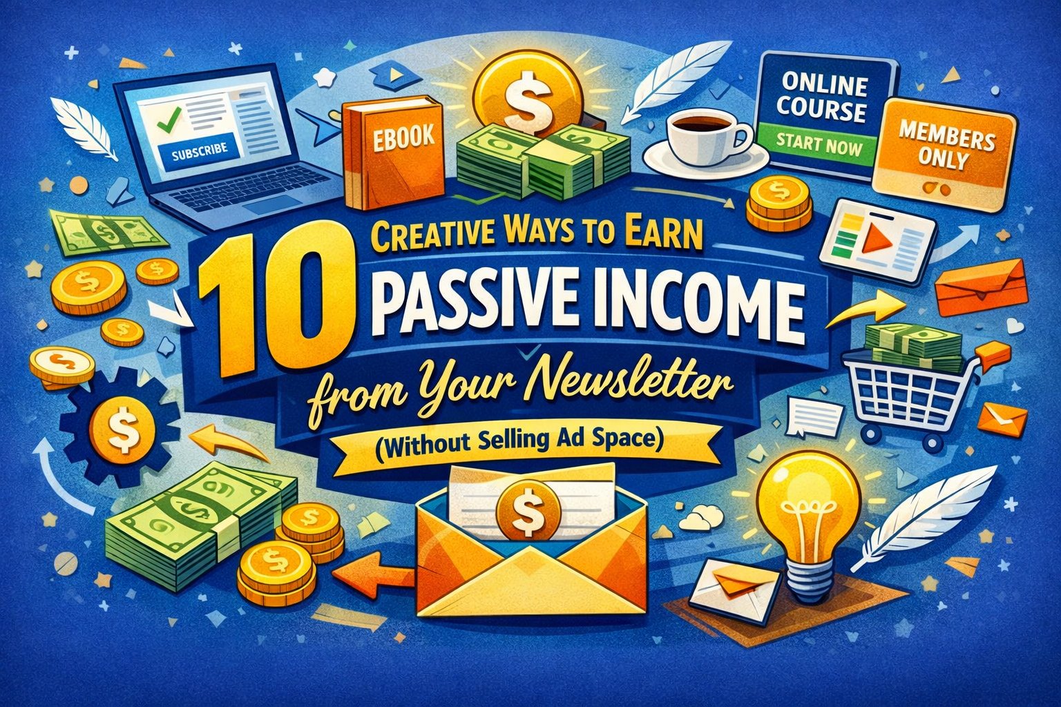 10 Creative Ways to Earn Passive Income from Your Newsletter (Without Selling Ad Space)