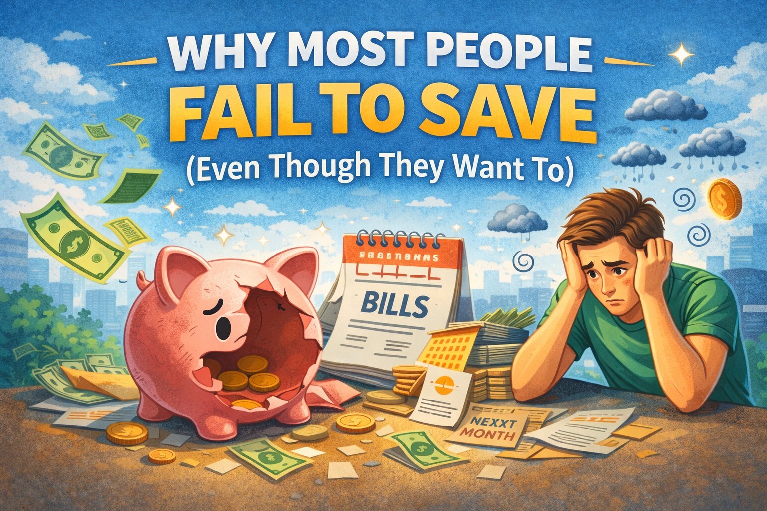 Why Most People Fail to Save (Even Though They Want To)